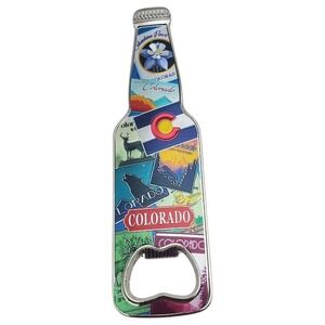 Colorado Souvenir Bottle Opener Magnet Beer Opener‎ Fridge Magnet Travel Tourist